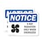 Signmission Radiation & Laser Sign, 10 in H x 14 in W, Vinyl Decal, Rectangle OS-2PACK-NS-D-1014-L-19082 - alternate 1